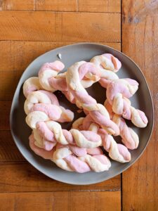 Festive, Gluten Free, Candy Cane Sugar Cookie Recipe