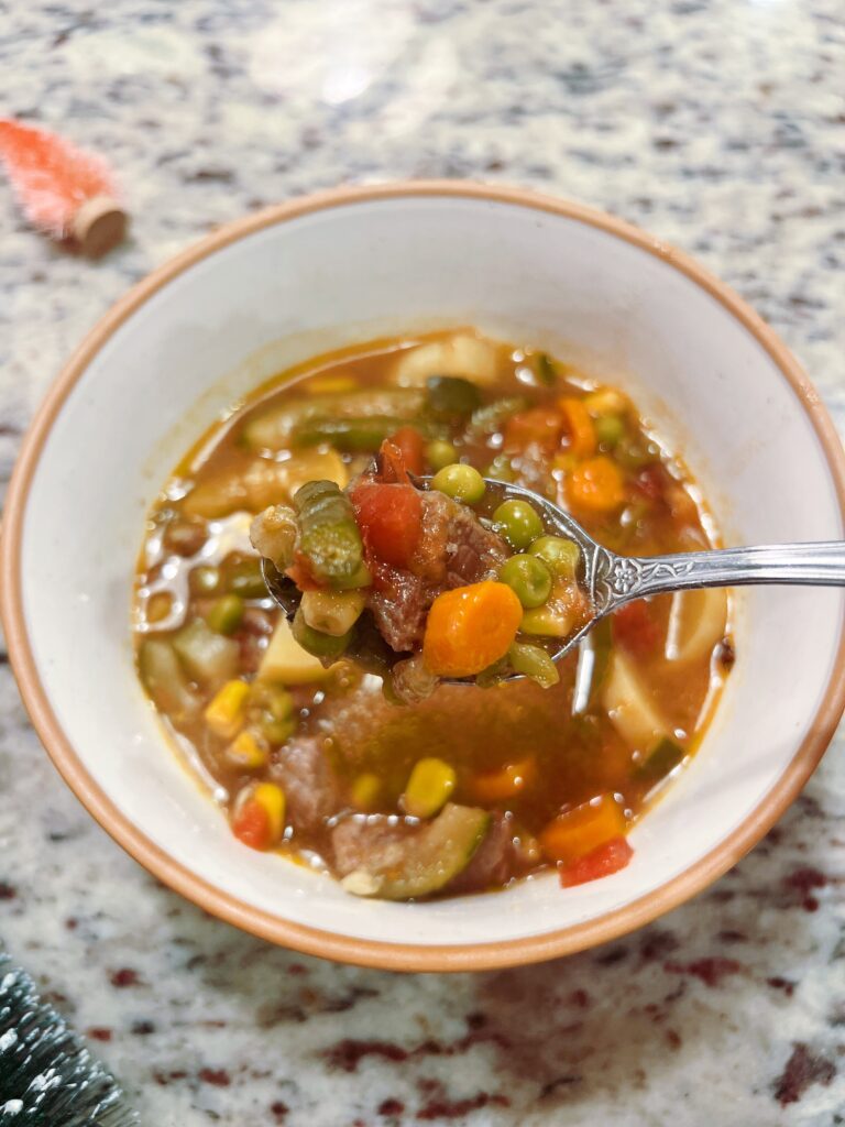 Instant Pot Vegetable Beef Soup Recipe (Gluten-Free)