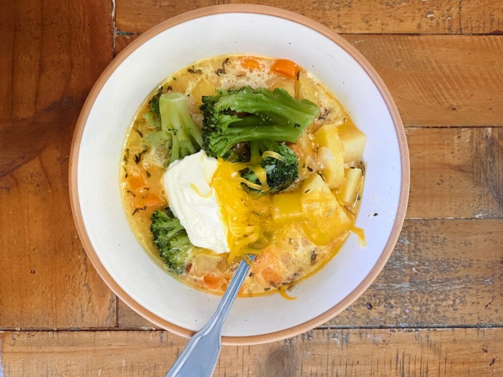 gluten free bacon potato soup