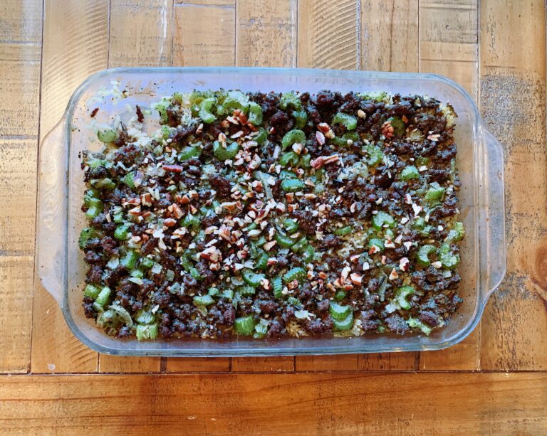 Gluten-Free Sausage and Wild Rice Casserole Recipe