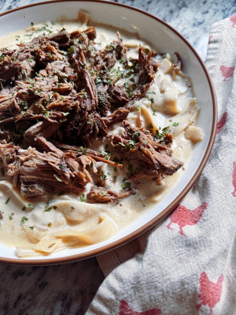 gluten-free beef stroganoff
