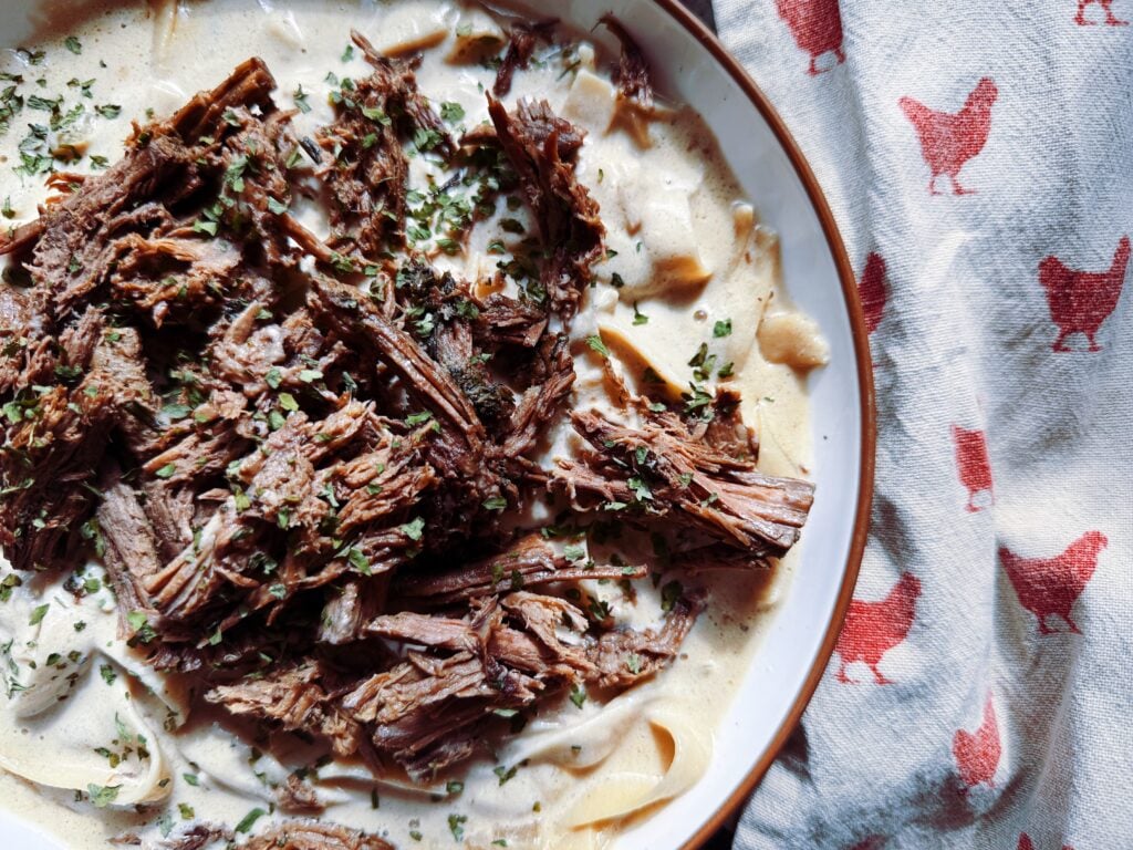 gluten free beef stroganoff