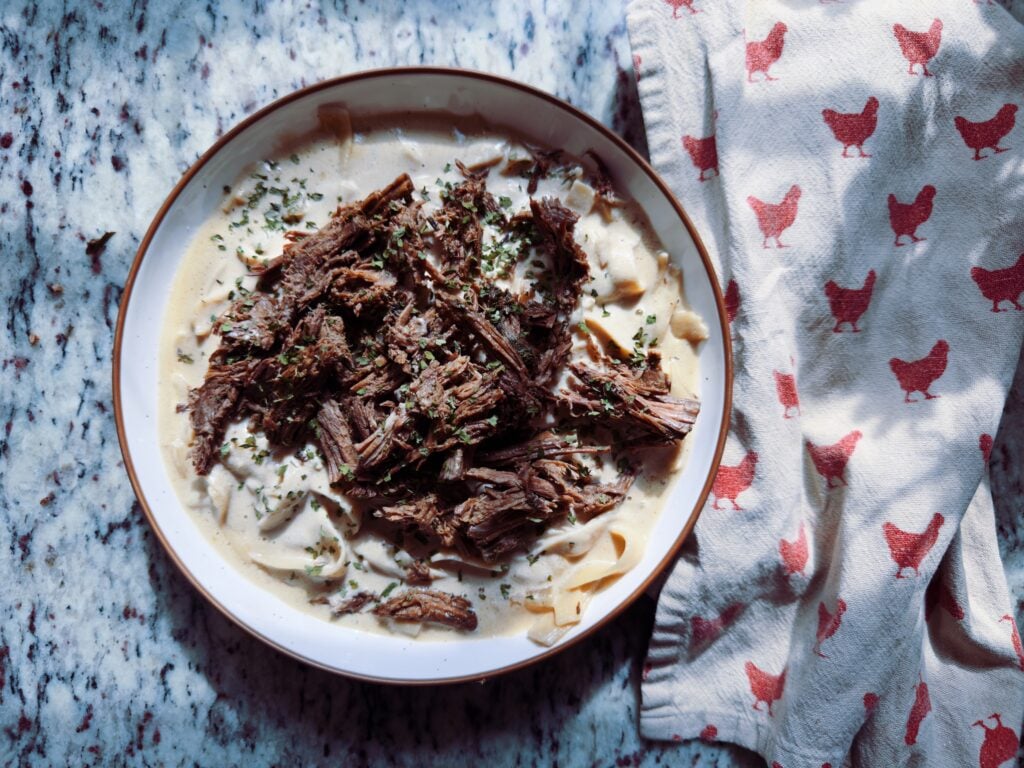 gluten-free beef stroganoff