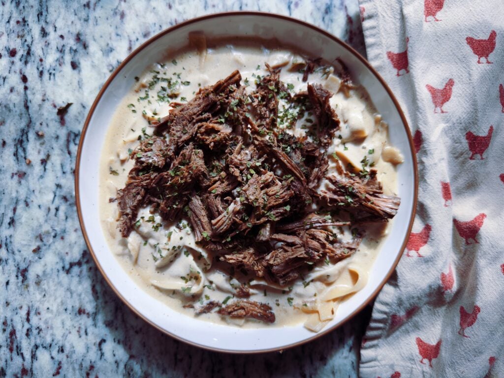 gluten-free beef stroganoff