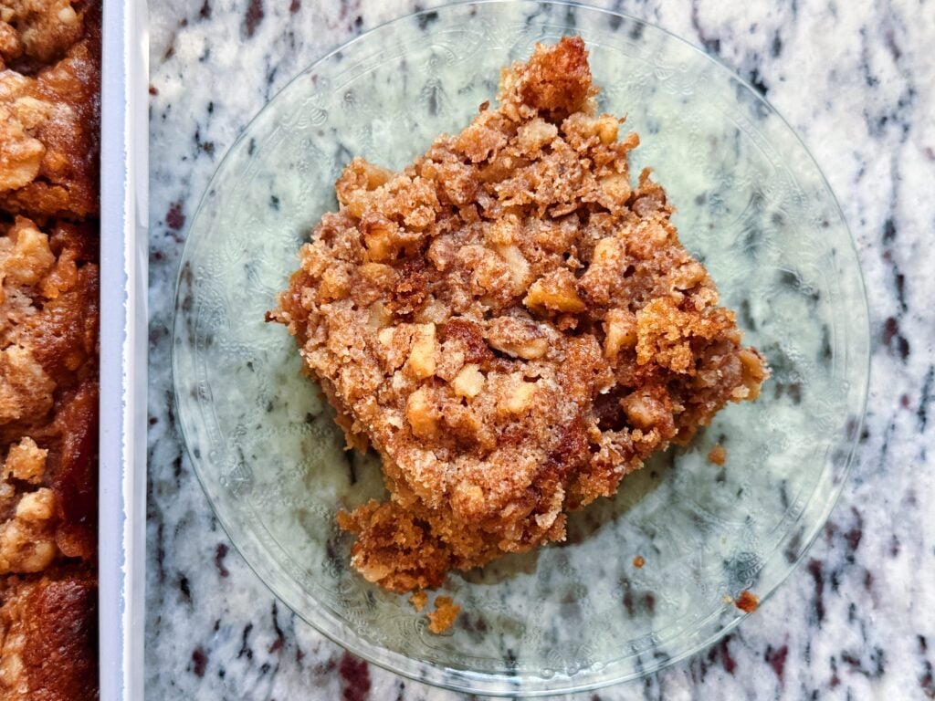 gluten-free apple coffee cake