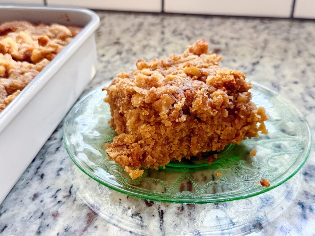 gluten-free apple cinnamon coffee cake