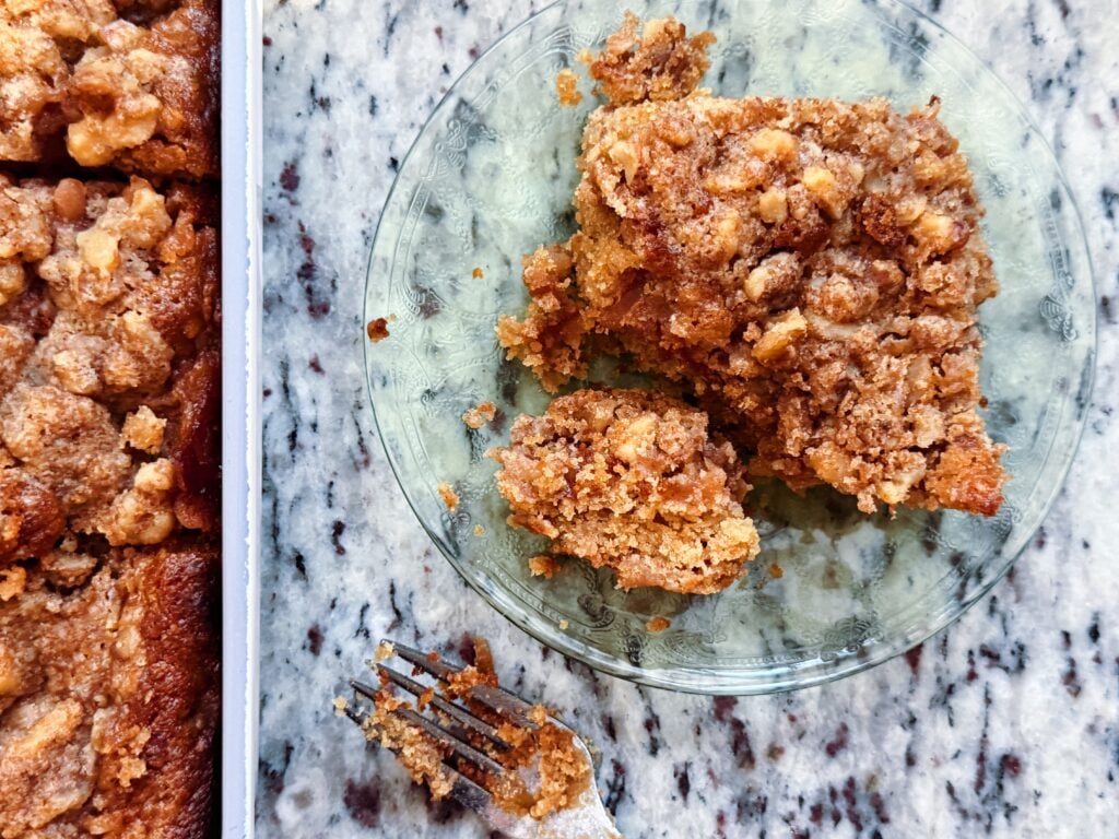 gluten-free apple coffee cake
