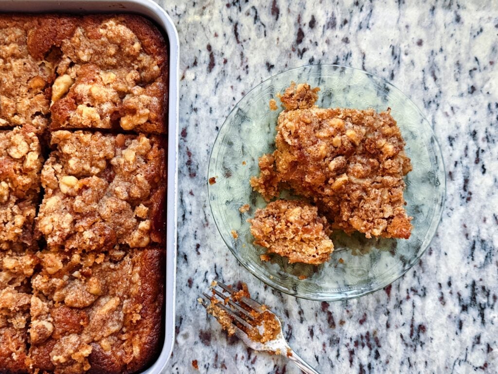 gluten-free apple coffee cake