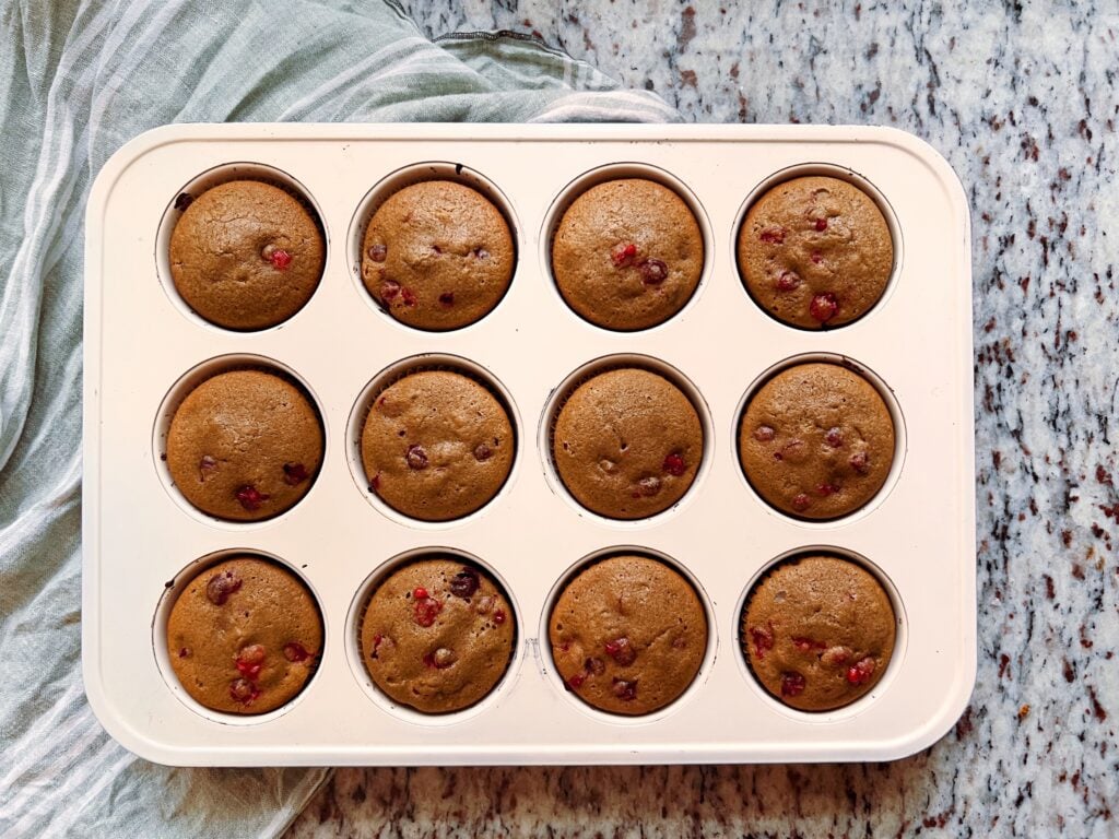 gluten free cranberry orange muffin