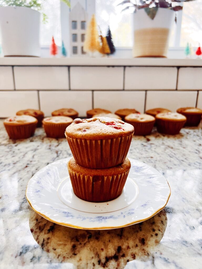 gluten free cranberry orange muffin